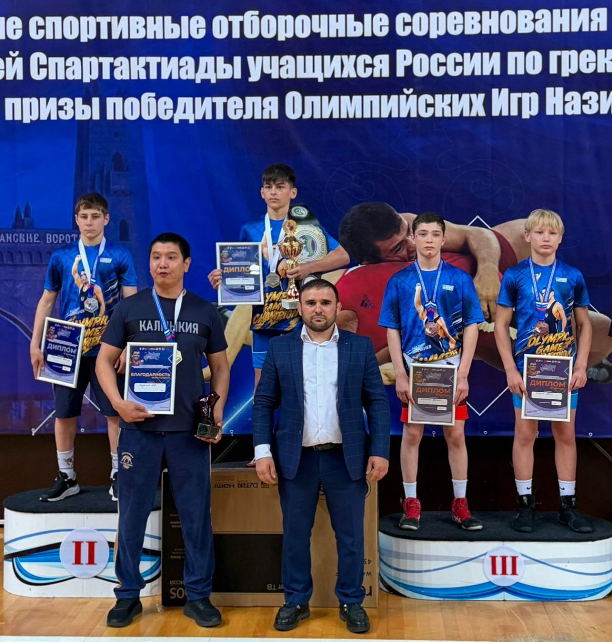Юные борцы Кабардино-Балкарии вышли в финал Спартакиады школьников России