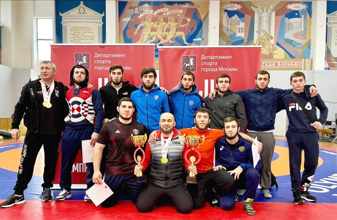 Восемь медалей завоевали спортсмены Кабардино-Балкарии на Чемпионате Москвы по греко-римской борьбе